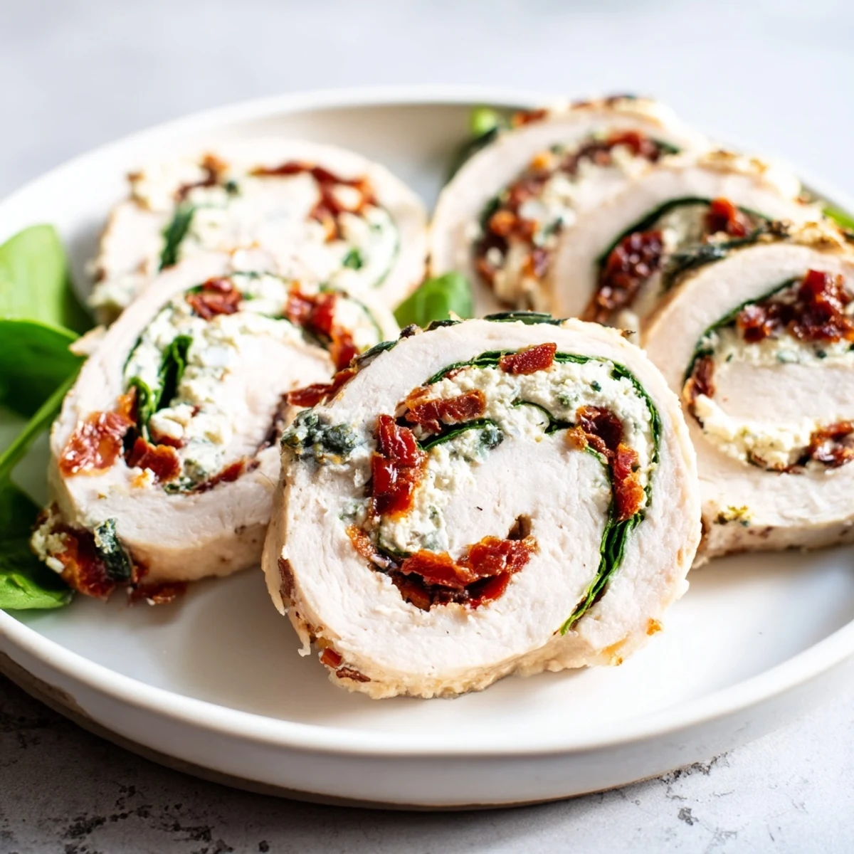Sun-Dried Tomato Turkey Roll-Ups