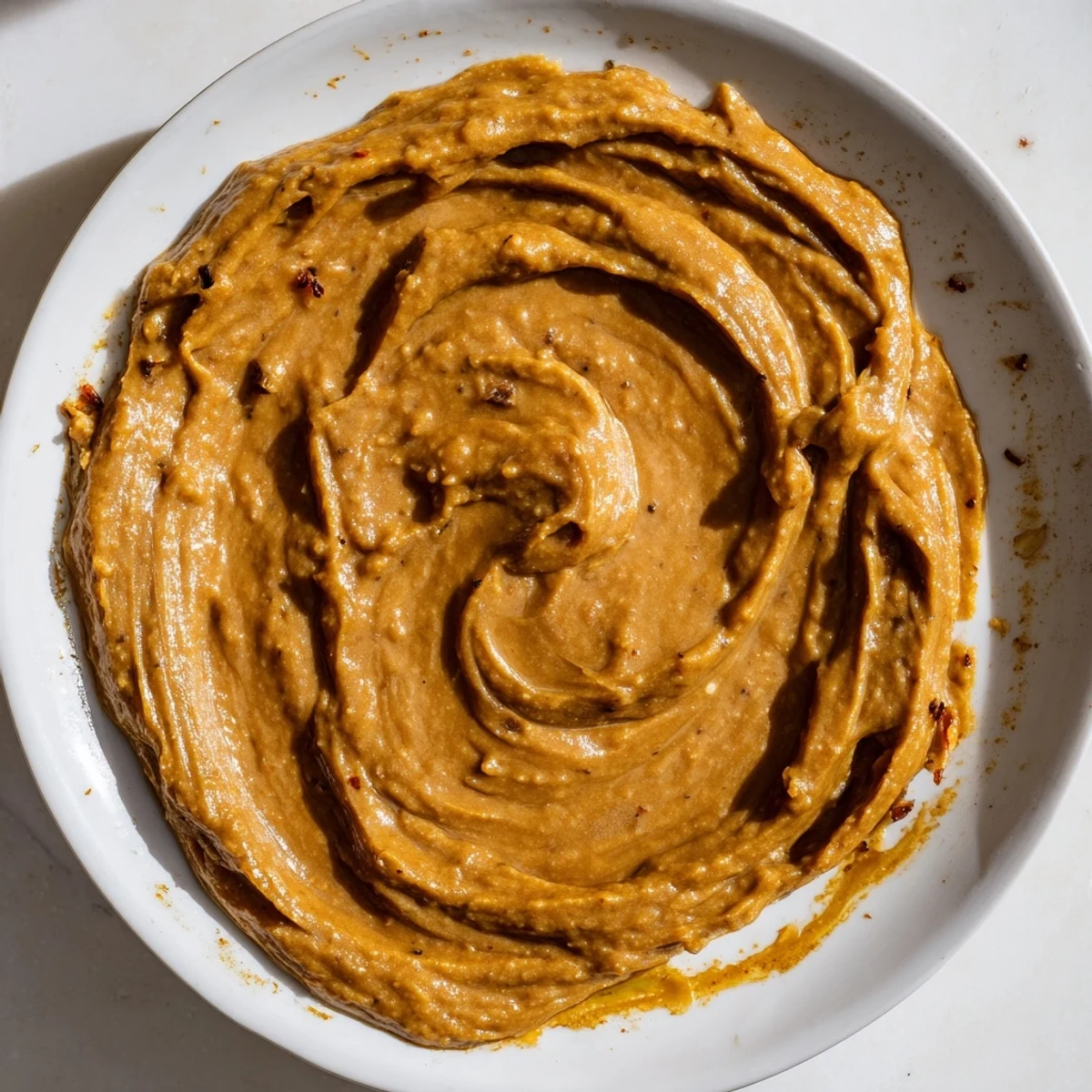 Homemade Emirati Al Madrooba, a delightful date breakfast spread, ready to be enjoyed warm.