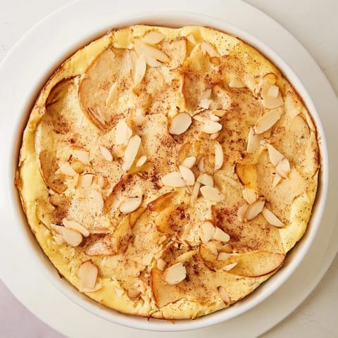 Rustic Crustless Apple Pie