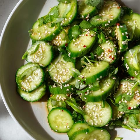 Zesty Shake Cucumber Salad