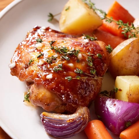 Maple Dijon Chicken Thighs