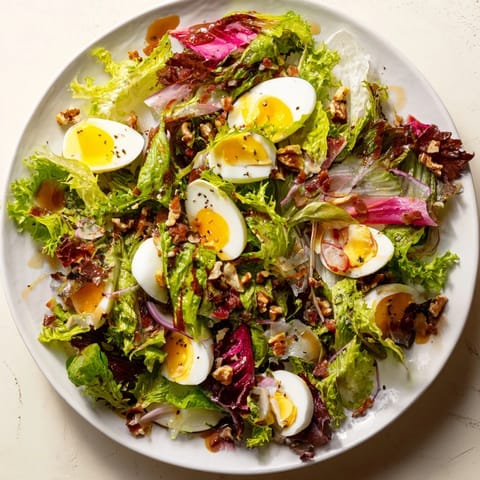 Bitter Greens with Warm Bacon