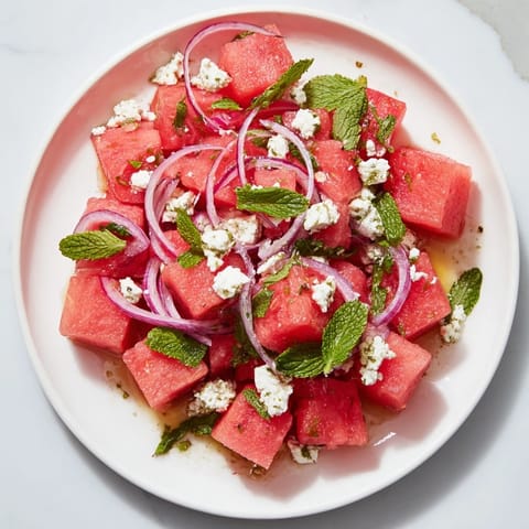 Watermelon Feta Summer Salad