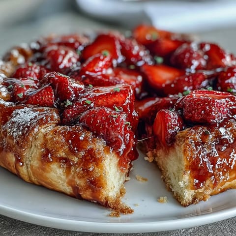 Almond frangipane strawberry galette, crisp pastry with bubbling fruit filling, perfect summer dessert.  