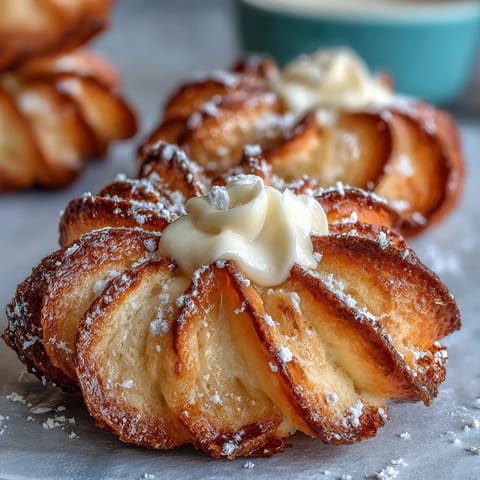 Beautiful flower-shaped shortbread cookies with golden edges, perfect for spring tea parties and elegant dessert trays.