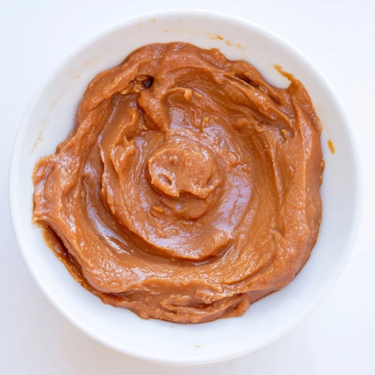 A close-up of Emirati Al Madrooba, showing the smooth, rich date paste, perfect for a hearty meal.