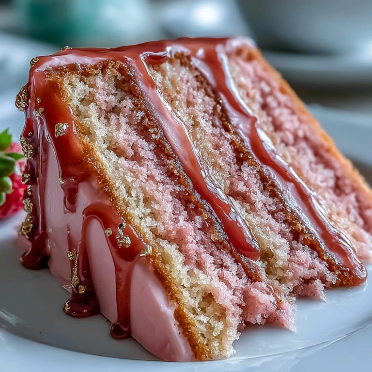 Elegant Bridal Shower Rosé Velvet Cake adorned with delicate frosting and metallic accents.