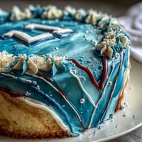 Graduation Sports Jersey Cake with fondant jersey details and bold team colors, perfect for celebrating a sports-loving graduate's big day.